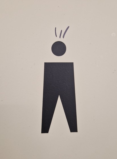 Symbol für Herren WC