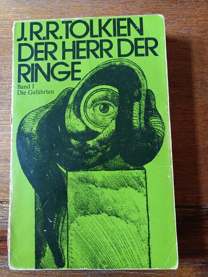 Grünes Cover von J. R. R. Tolkien - Der Herr der Ringe, Band 1: Die Gefährten