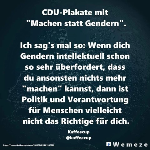 CDU-Plakate mit 