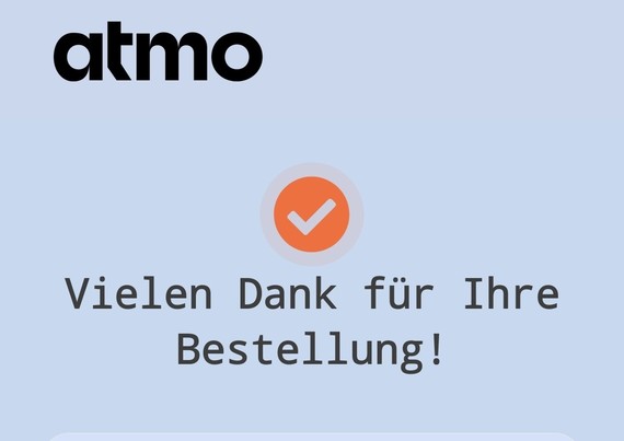 Dankestext für das atmo-magazin Abo.